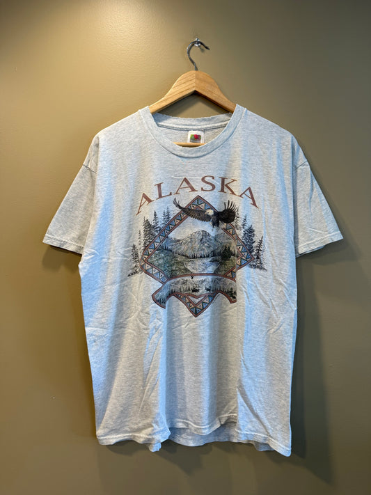 Vintage Alaska Wildlife Nature T-Shirt- L
