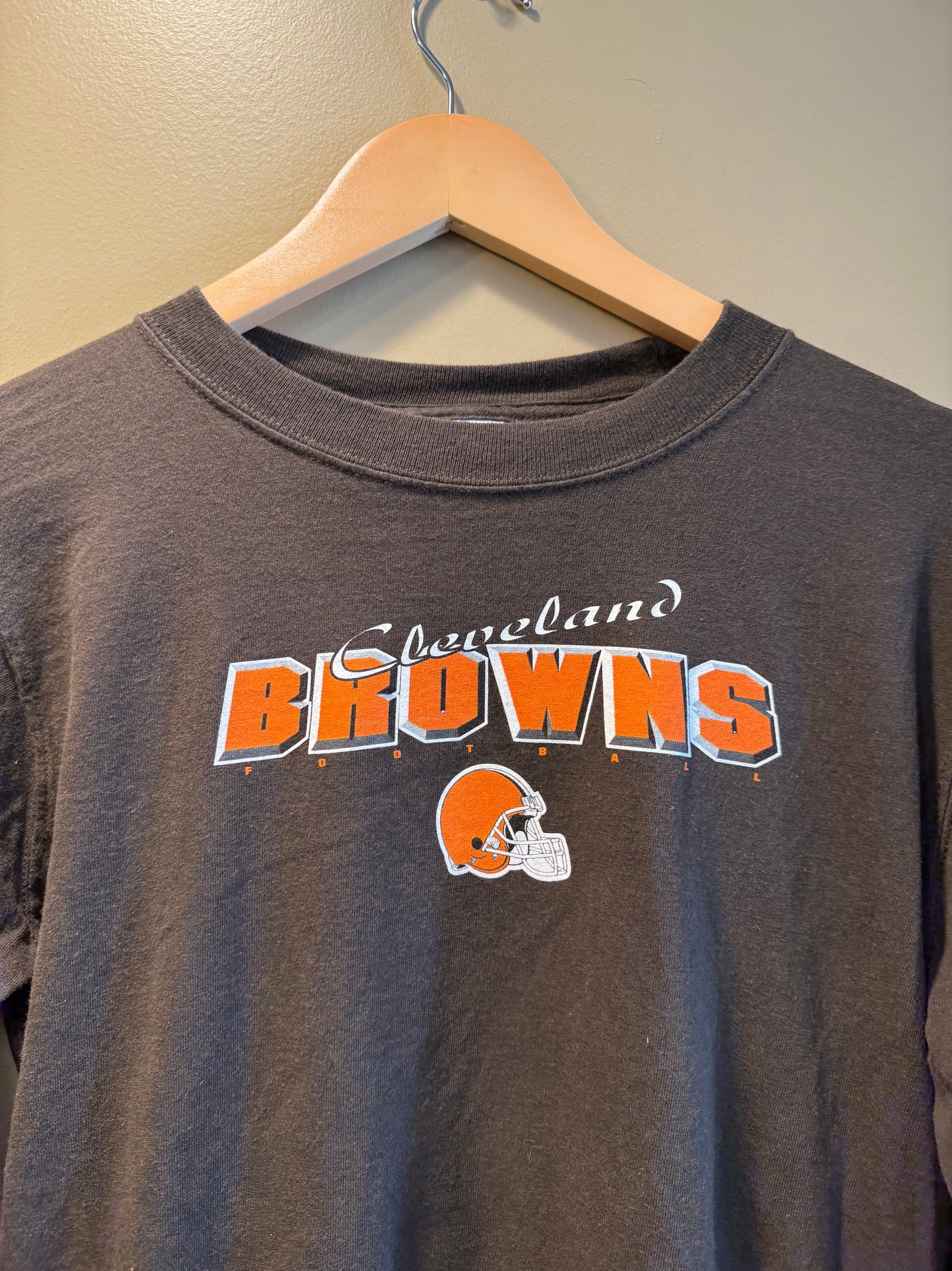 Vintage Cleveland Browns Long Sleeve Women’s T-Shirt- L