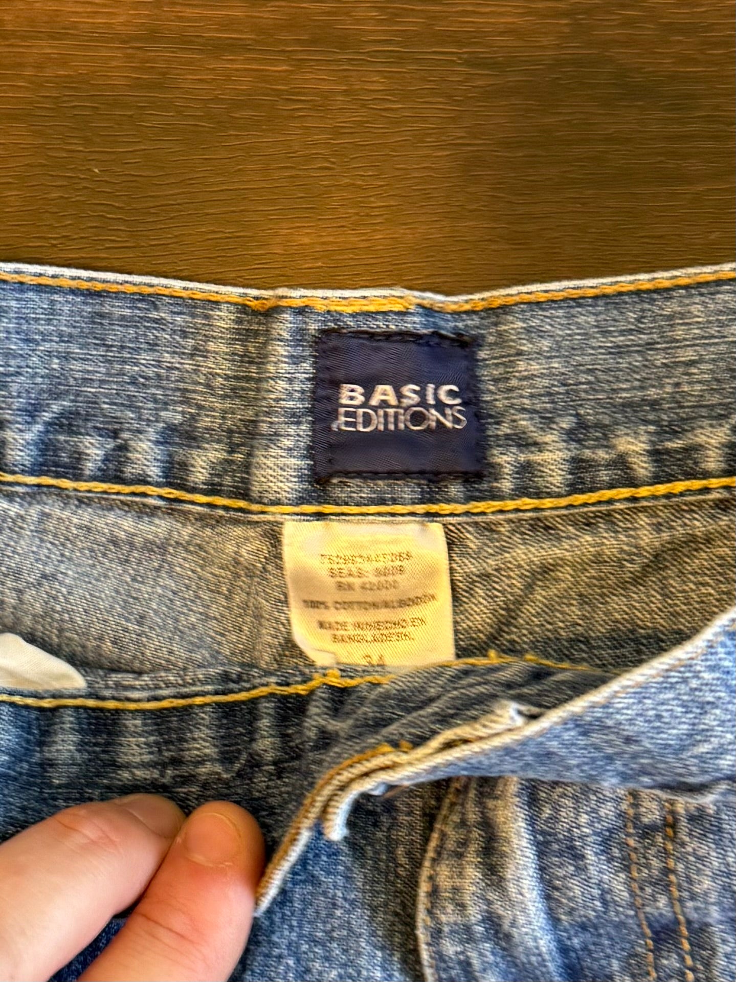 Vintage Basic Editions Carpenter Denim Jean Shorts- 34