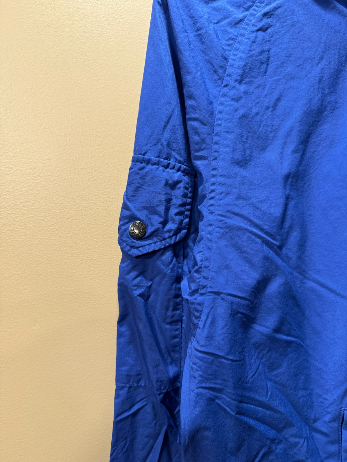 Vintage Polo Sport Ralph Lauren Blue Zip Windbreaker Jacket - L