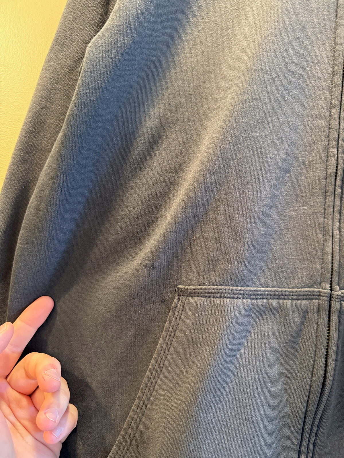 Vintage Land Rover Carhartt Zip-Up Hoodie Sweatshirt - L