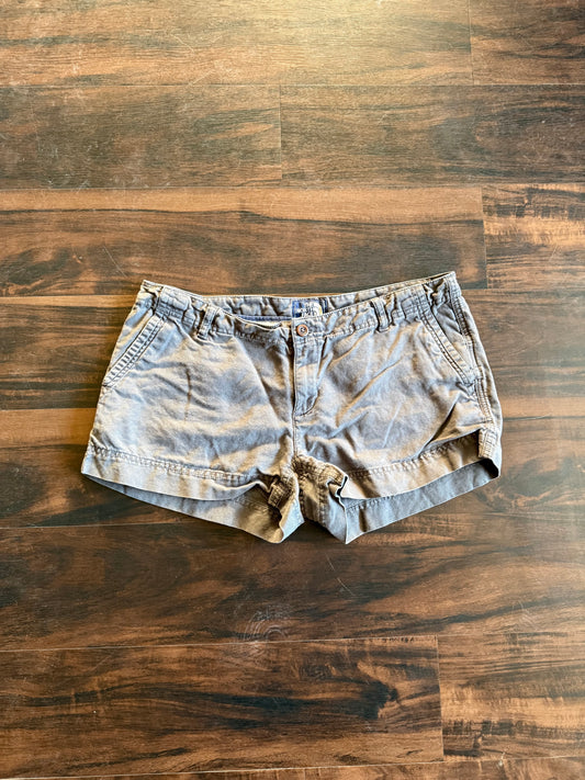 Vintage The North Face Dark Blue Cotton Canvas Shorts- 34