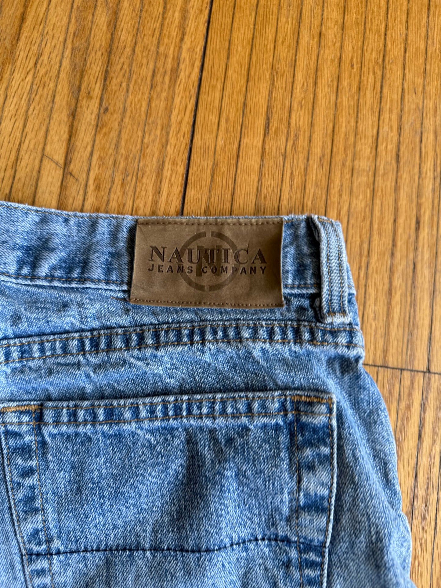 Vintage Nautica Light Wash Denim Jean Shorts- 30