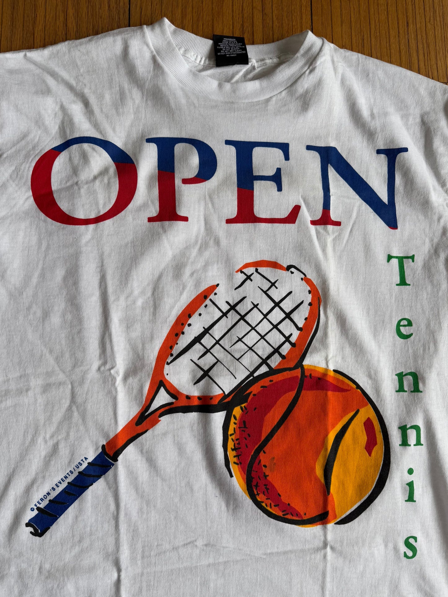 Vintage Tennis US Open ‘94 All Over Print T-Shirt- XL