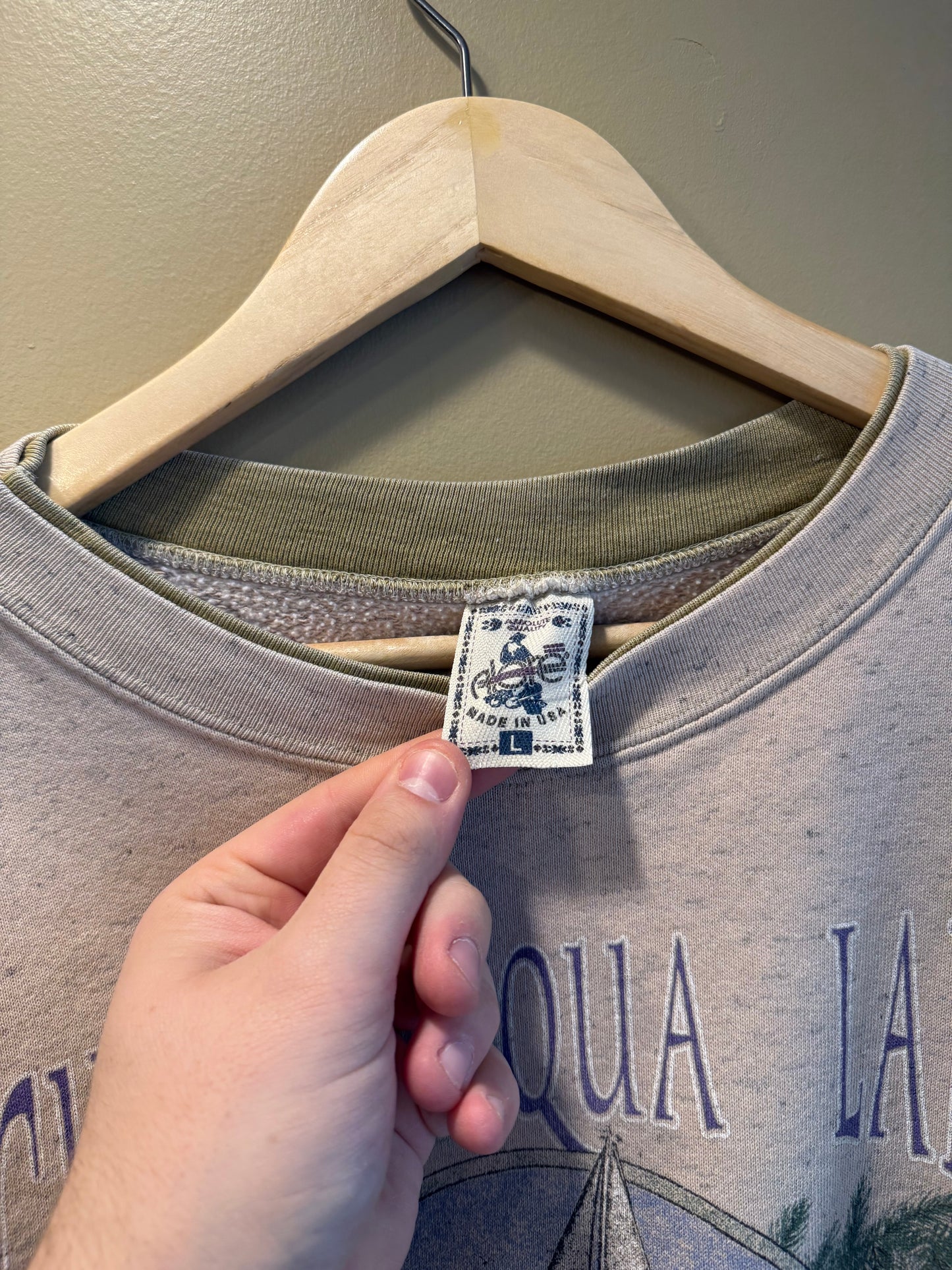 Vintage Chautauqua Lake Crewneck Sweatshirt- L