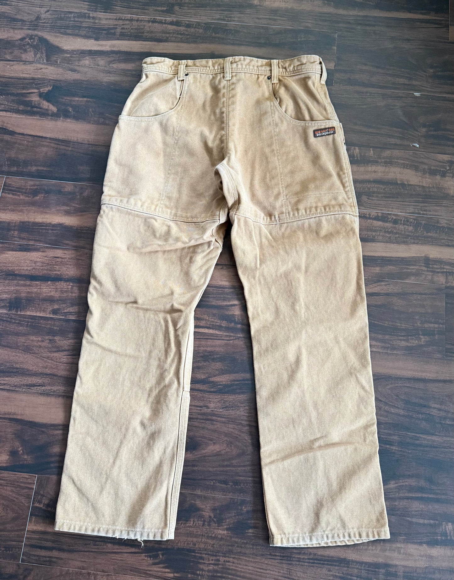 Vintage Patagonia Tan Duck Canvas Workwear Pants- 33x30