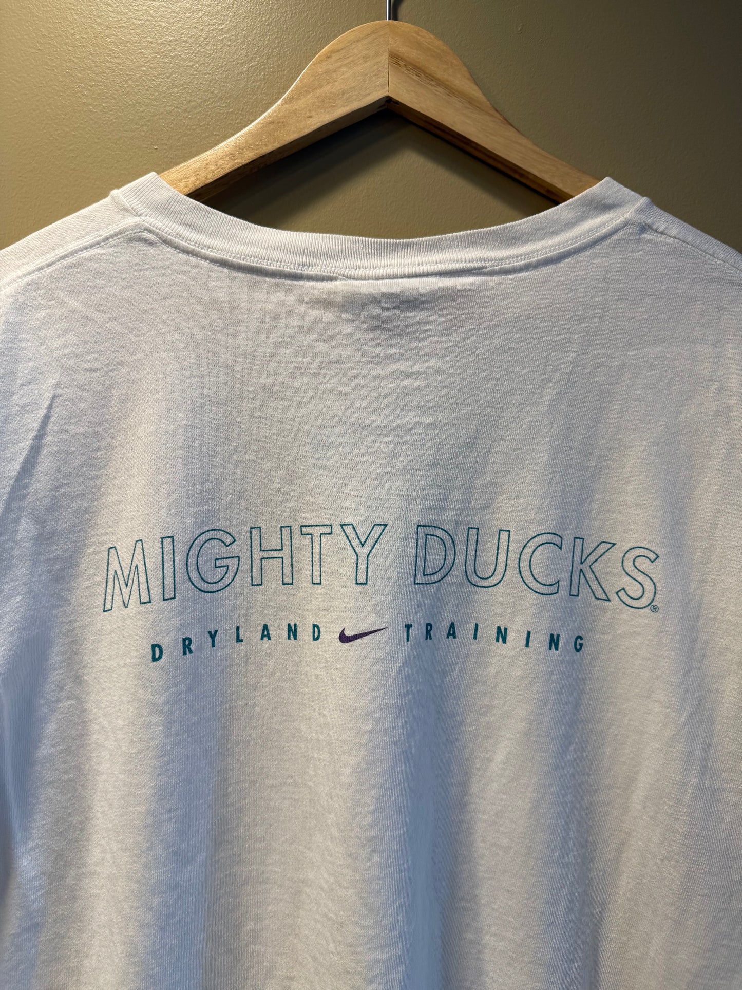 Vintage Nike Mighty Ducks NHL Dry Land Training T-Shirt- XL/XXL