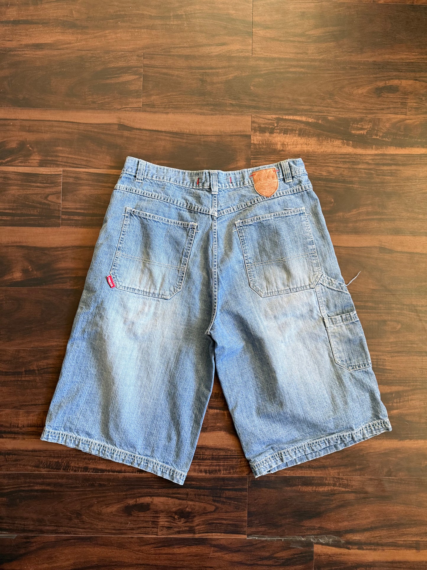 Vintage Mecca Streetwear Light Wash Denim Carpenter Jean Shorts- 40