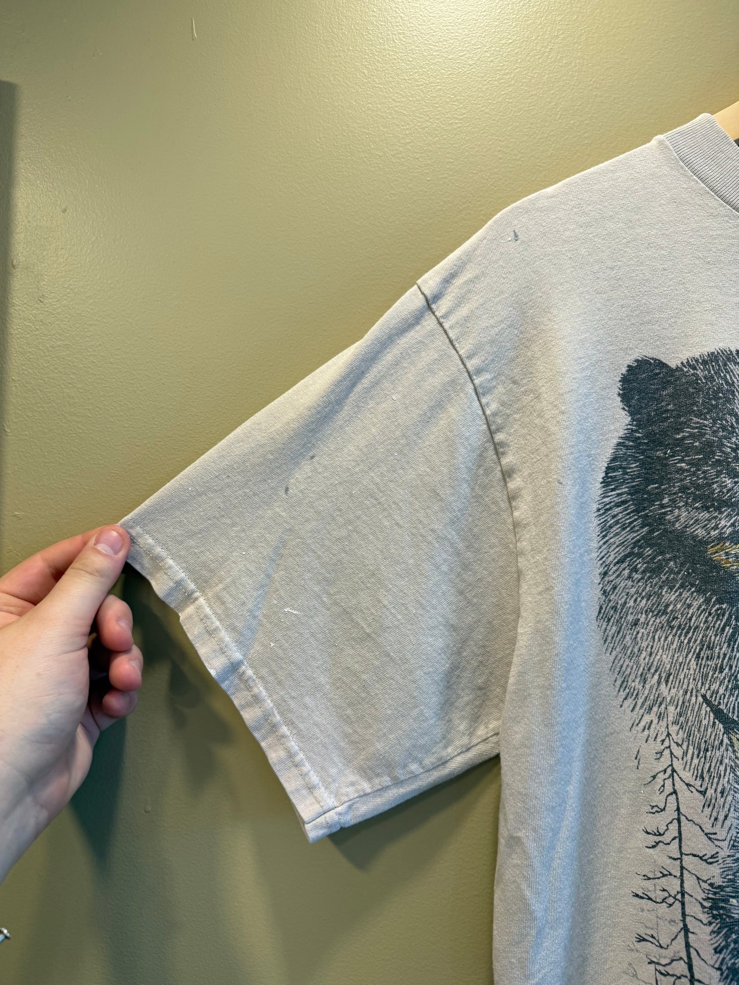Vintage Windsor Wildlife Nature Distressed T-Shirt- L
