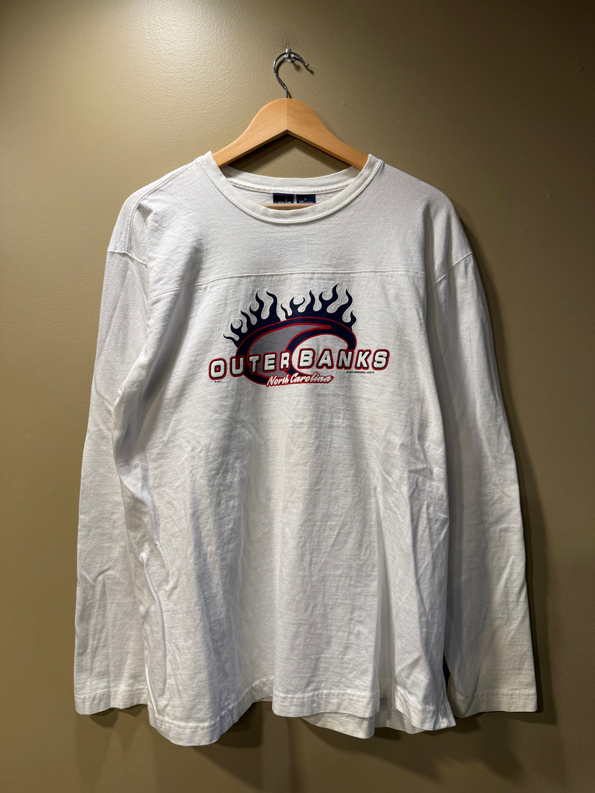Vintage Cherokee Outer Banks Long Sleeve T-Shirt- L