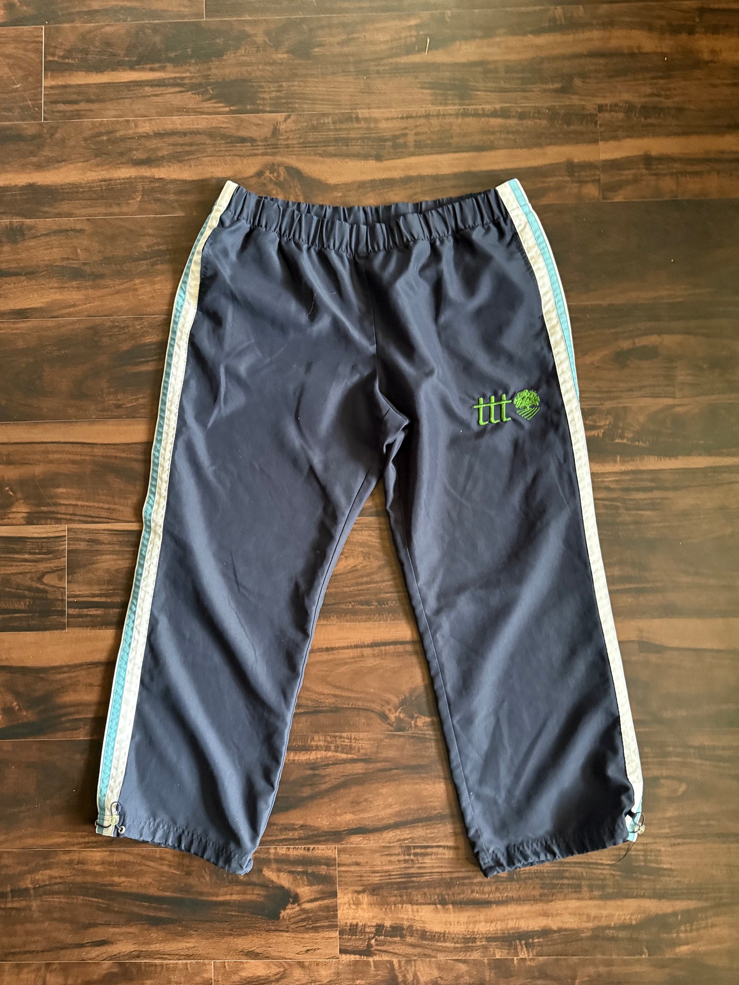 The Thrifting Tree Blue Track Pants- XXL