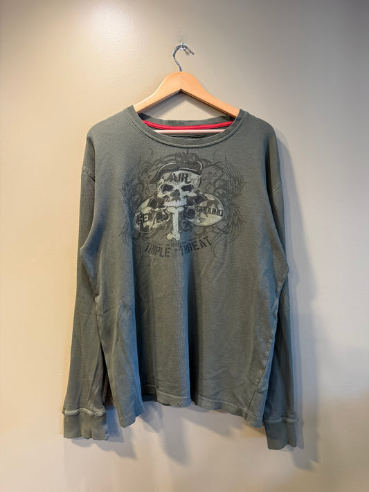 Vintage No Boundaries Triple Threat Long Sleeve T-Shirt- XL