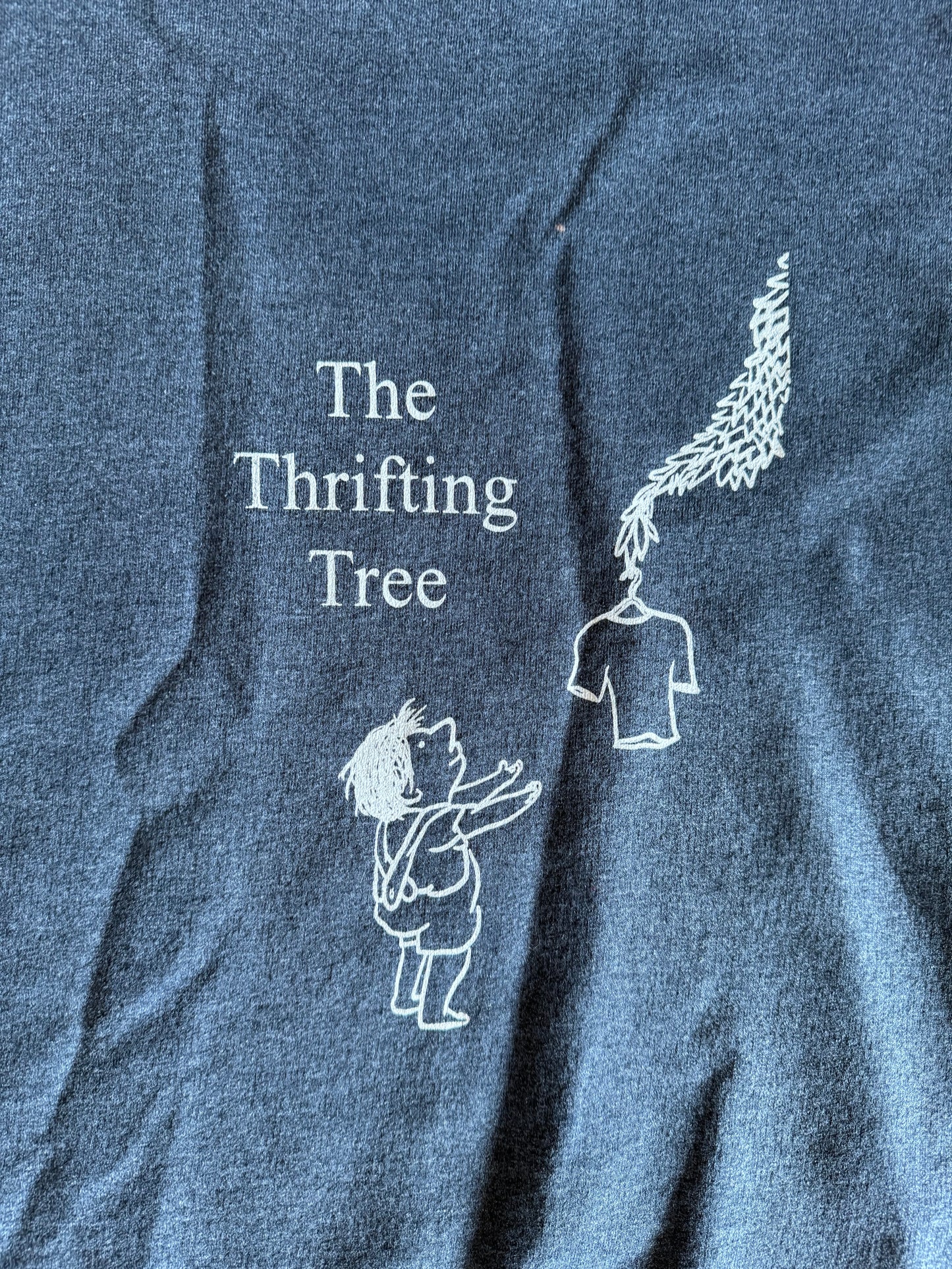 The Thrifting Tree Heather Gray Sweatshirt- XL