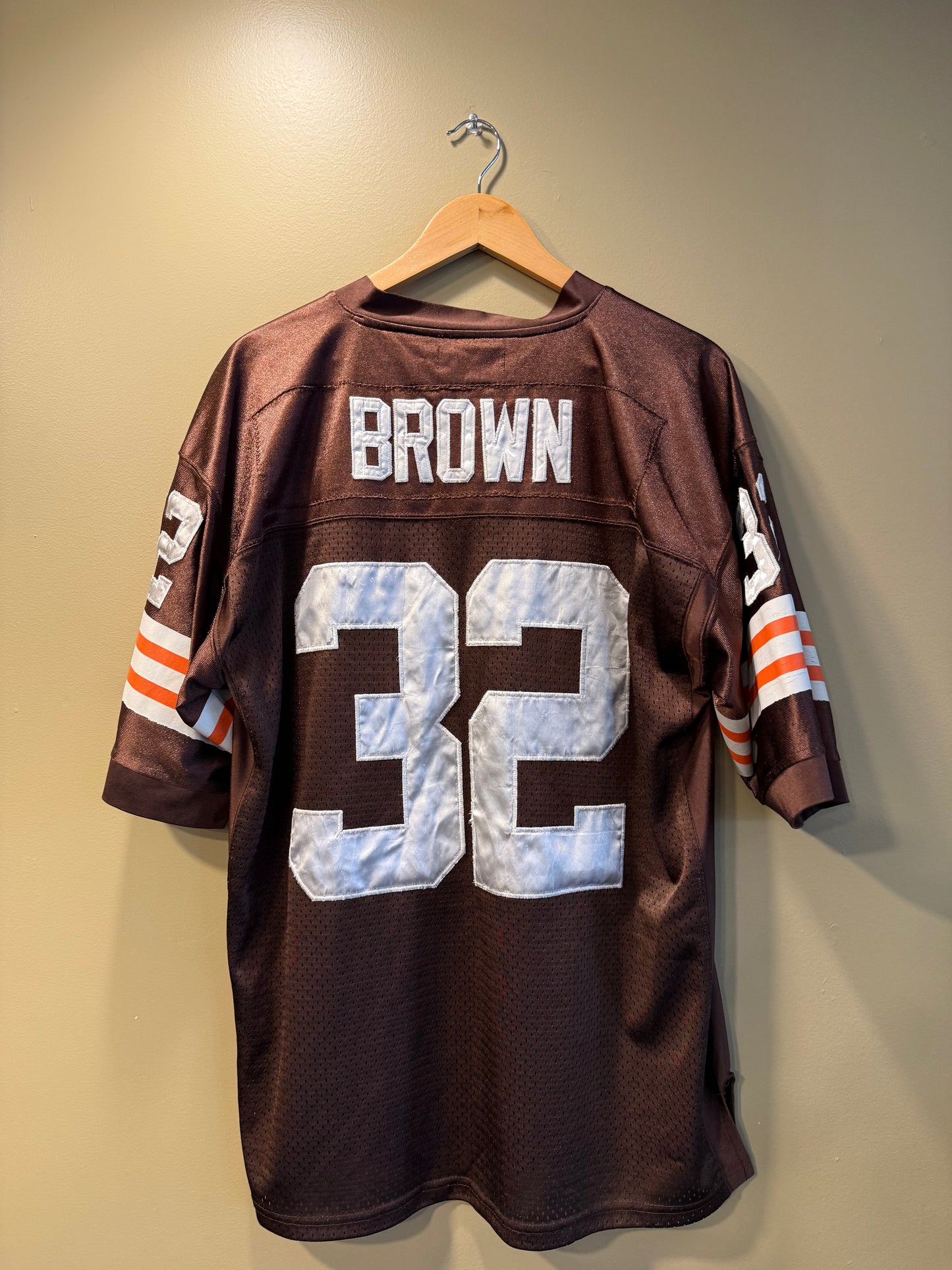 Vintage Mitchell & Ness Cleveland Browns Jim Brown Jersey- XL