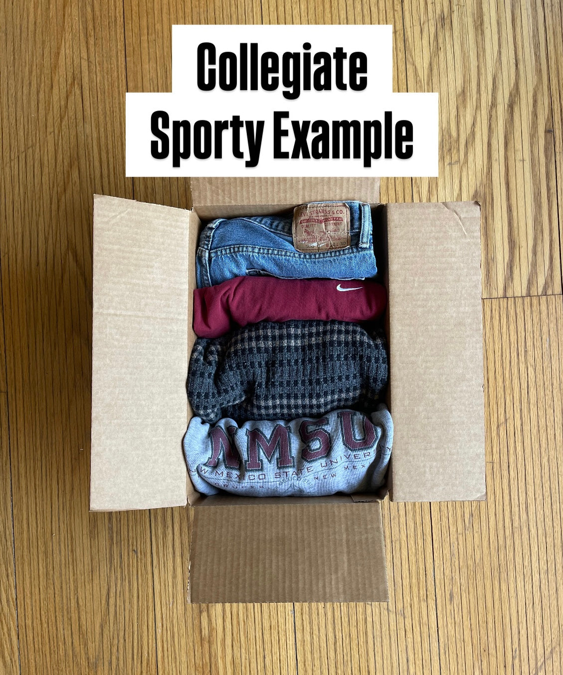 Collegiate Sporty Vintage Outfit Mystery Box