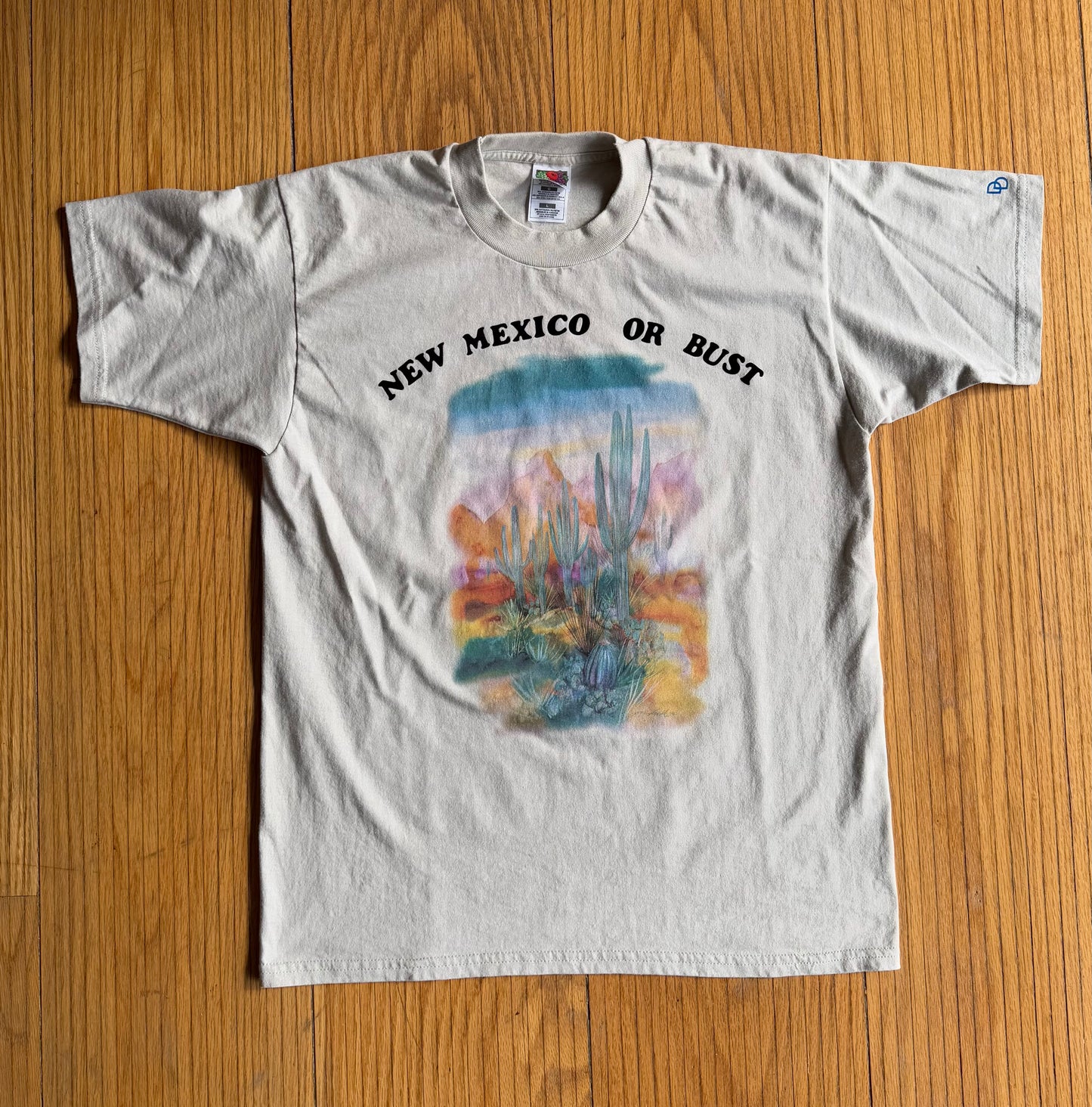 Vintage New Mexico Or Bust T-Shirt- L