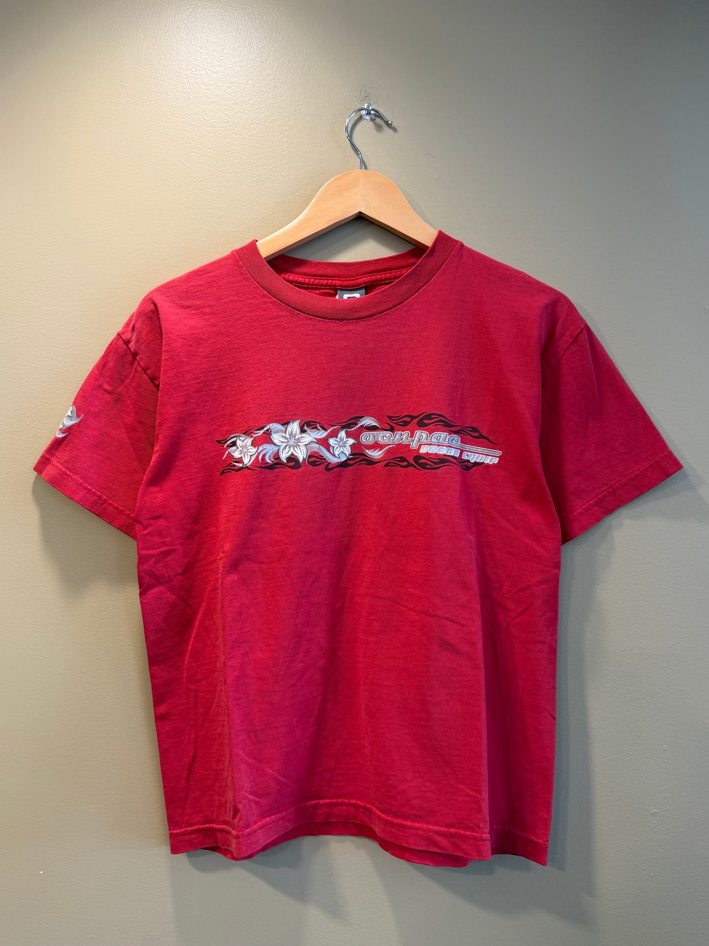 Vintage Ocean Pacific Red Surfwear T-Shirt- S/M