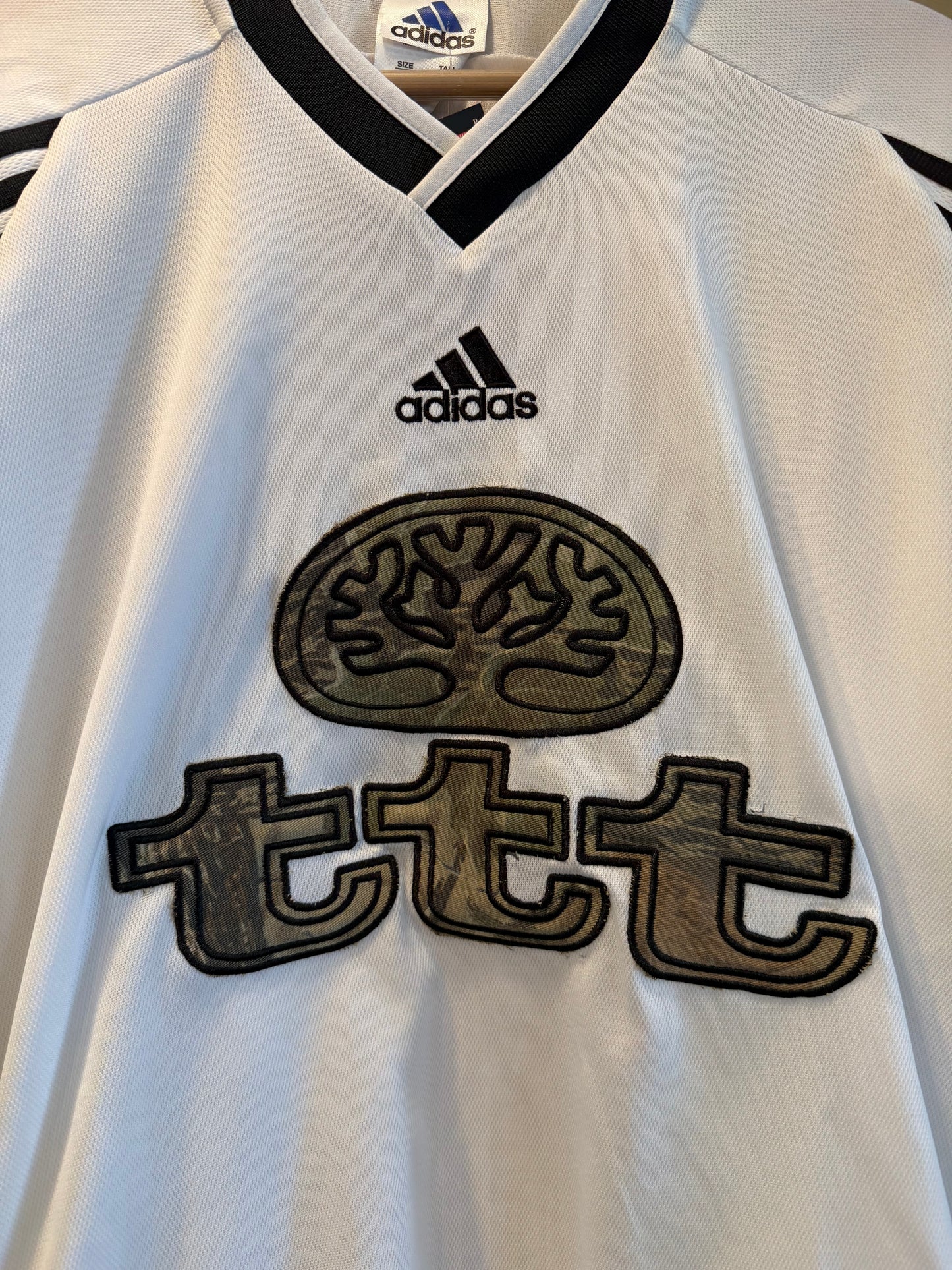 TTT Adidas White Football Soccer Jersey- M