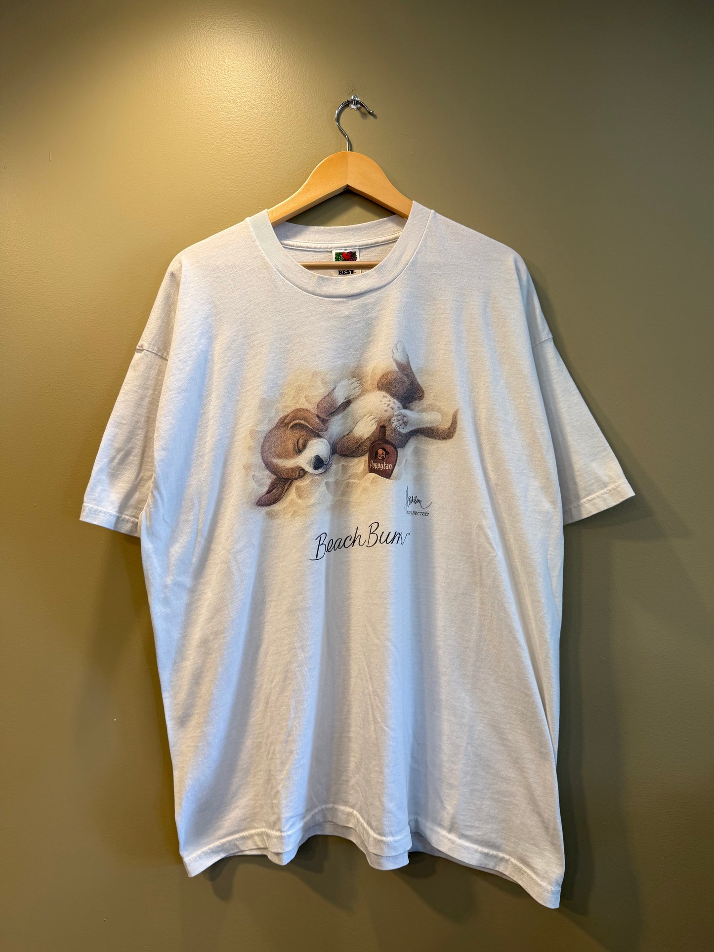Vintage Beach Bum Puppy T-Shirt- XXL