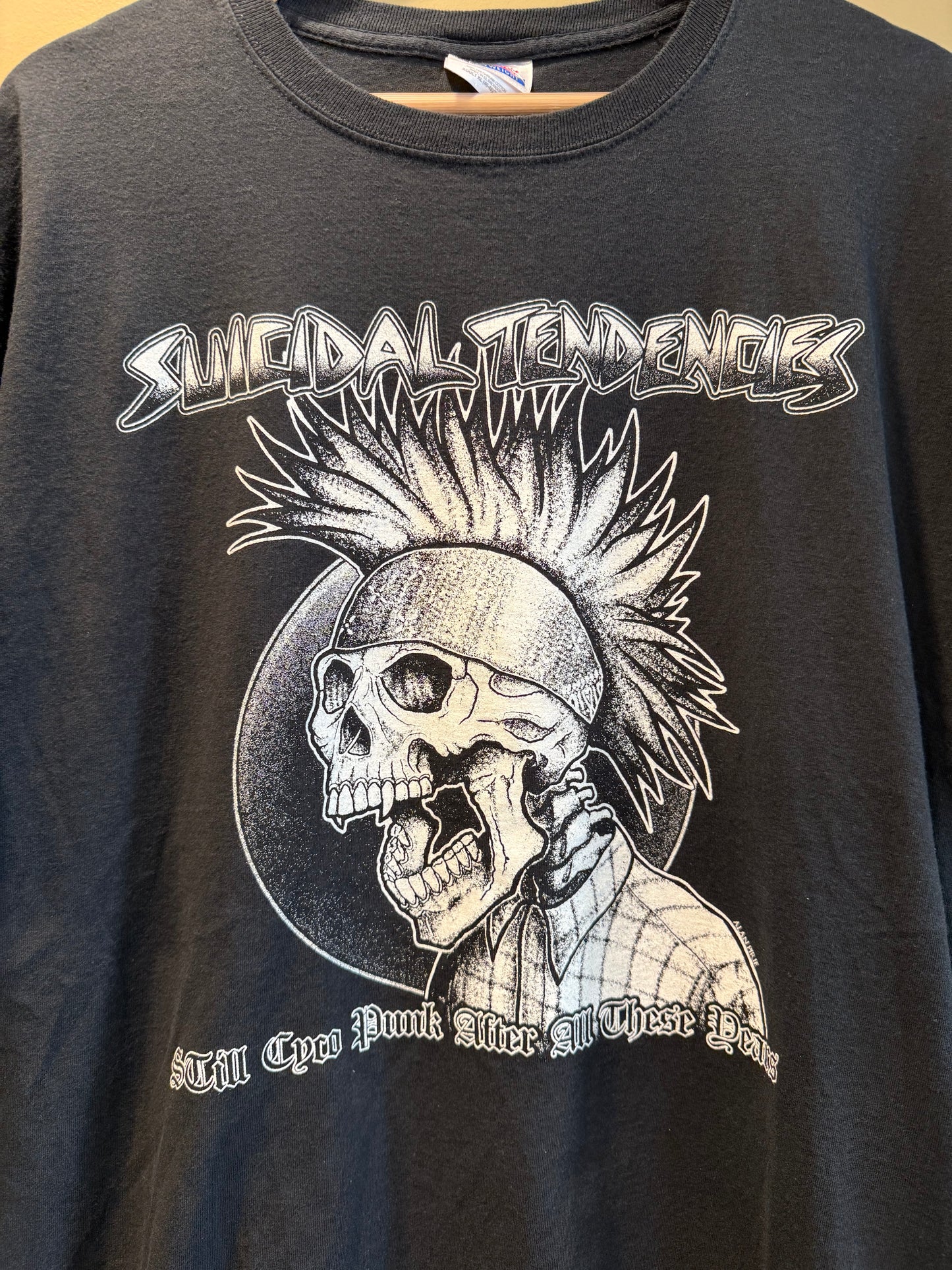 Vintage Suicidal Tendencies Black Punk T-Shirt- XL