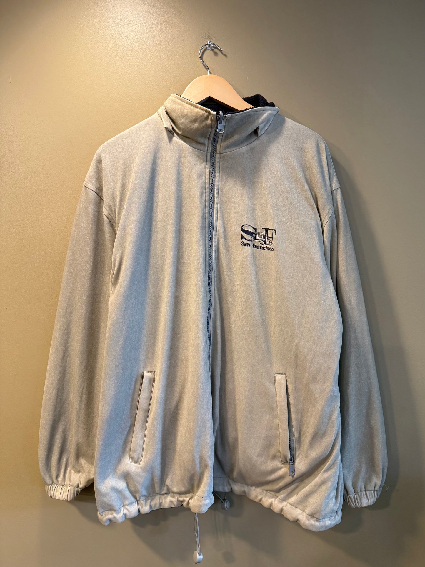 Vintage San Francisco Reversible Fleece Jacket- M