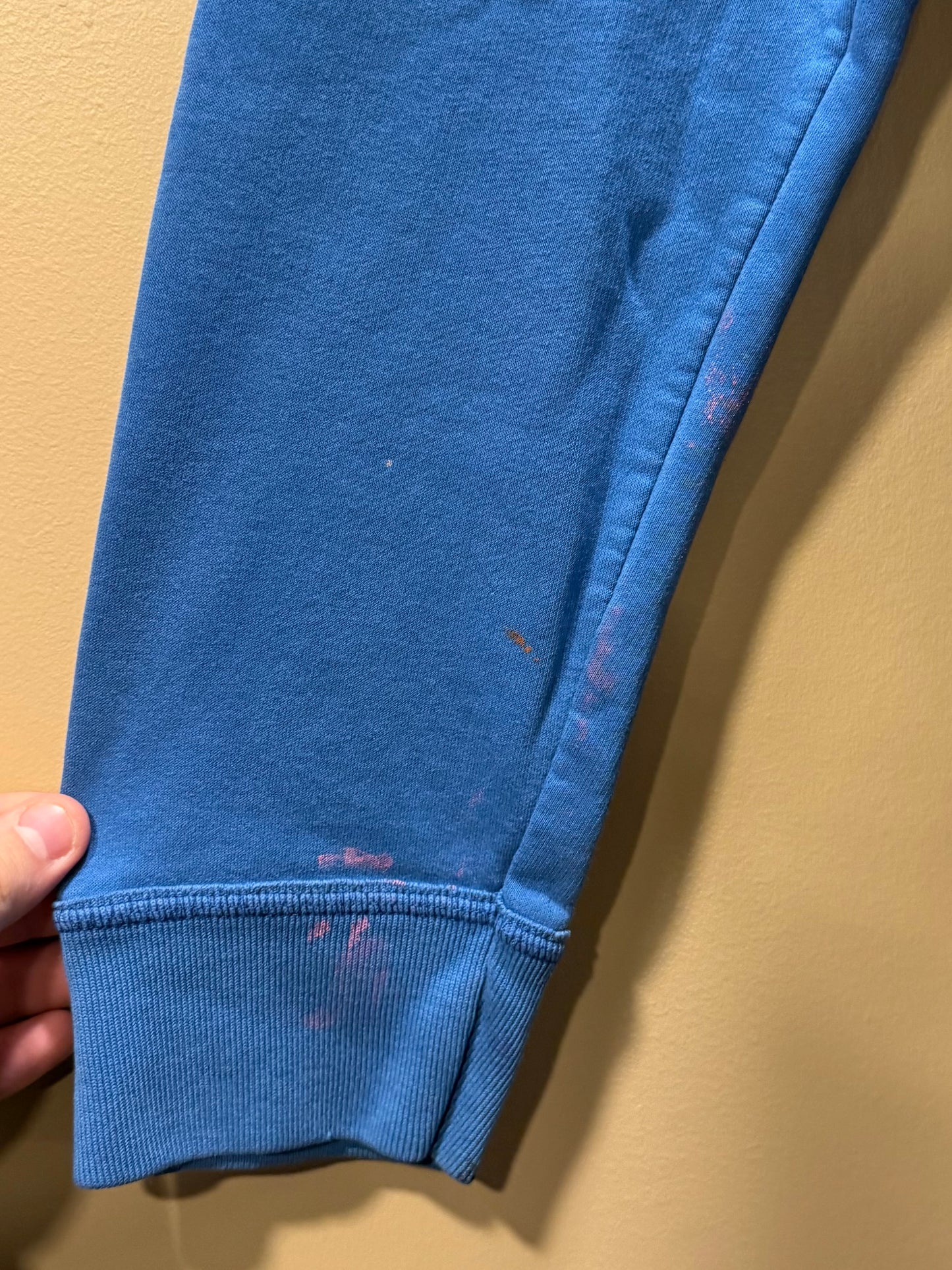 Vintage Aeropostale Blue Embroidered Hoodie Sweatshirt- XL
