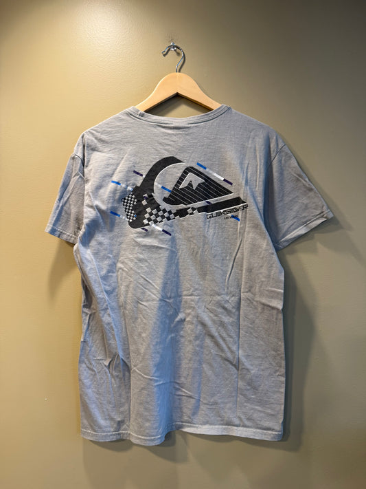 Vintage Quiksilver Glitch Logo T-Shirt- M