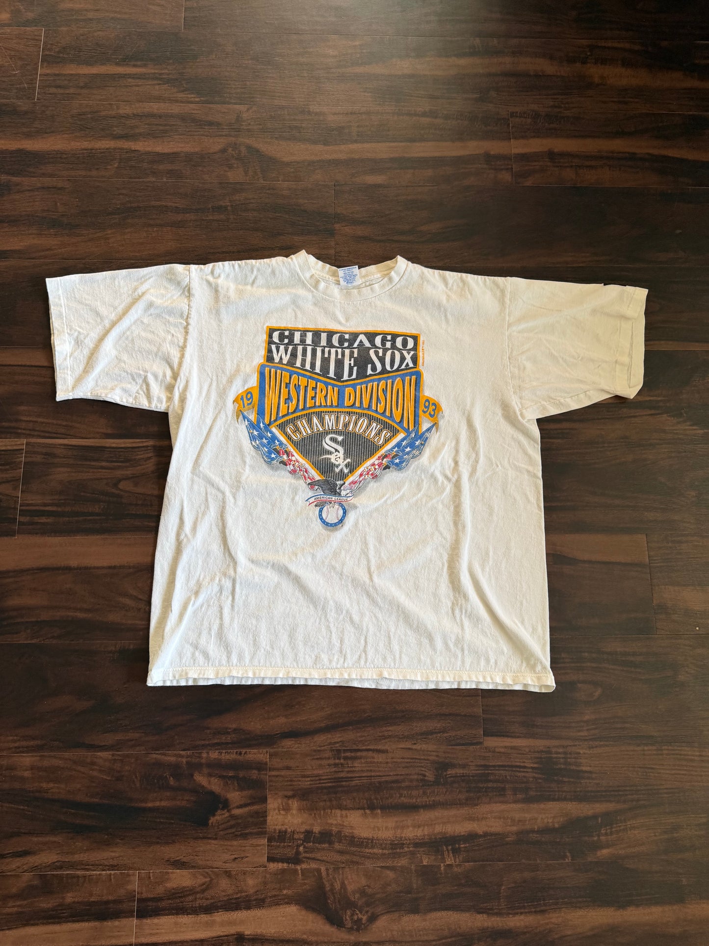 Vintage Chicago White Sox Western Division Champions MLB T-Shirt- XL