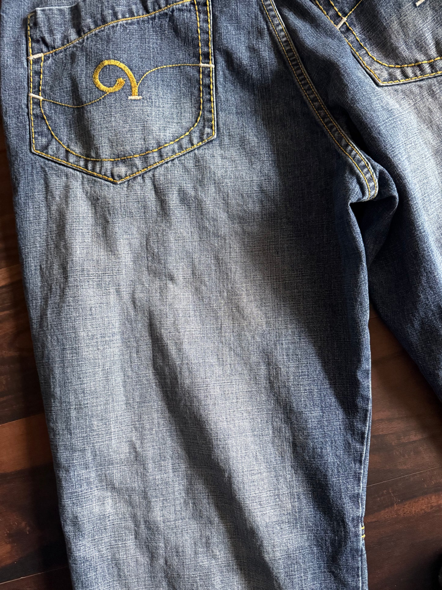 Vintage Y2K Rocawear Embroidered Streetwear Denim Jeans- 36x34