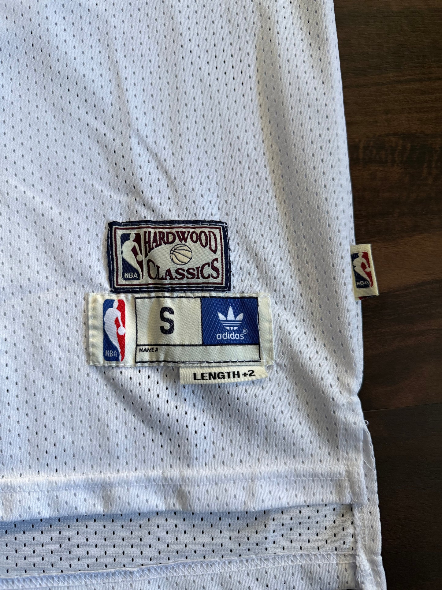 Hardwood Classics Vancouver Grizzlies Mike Bibby White NBA Jersey- S