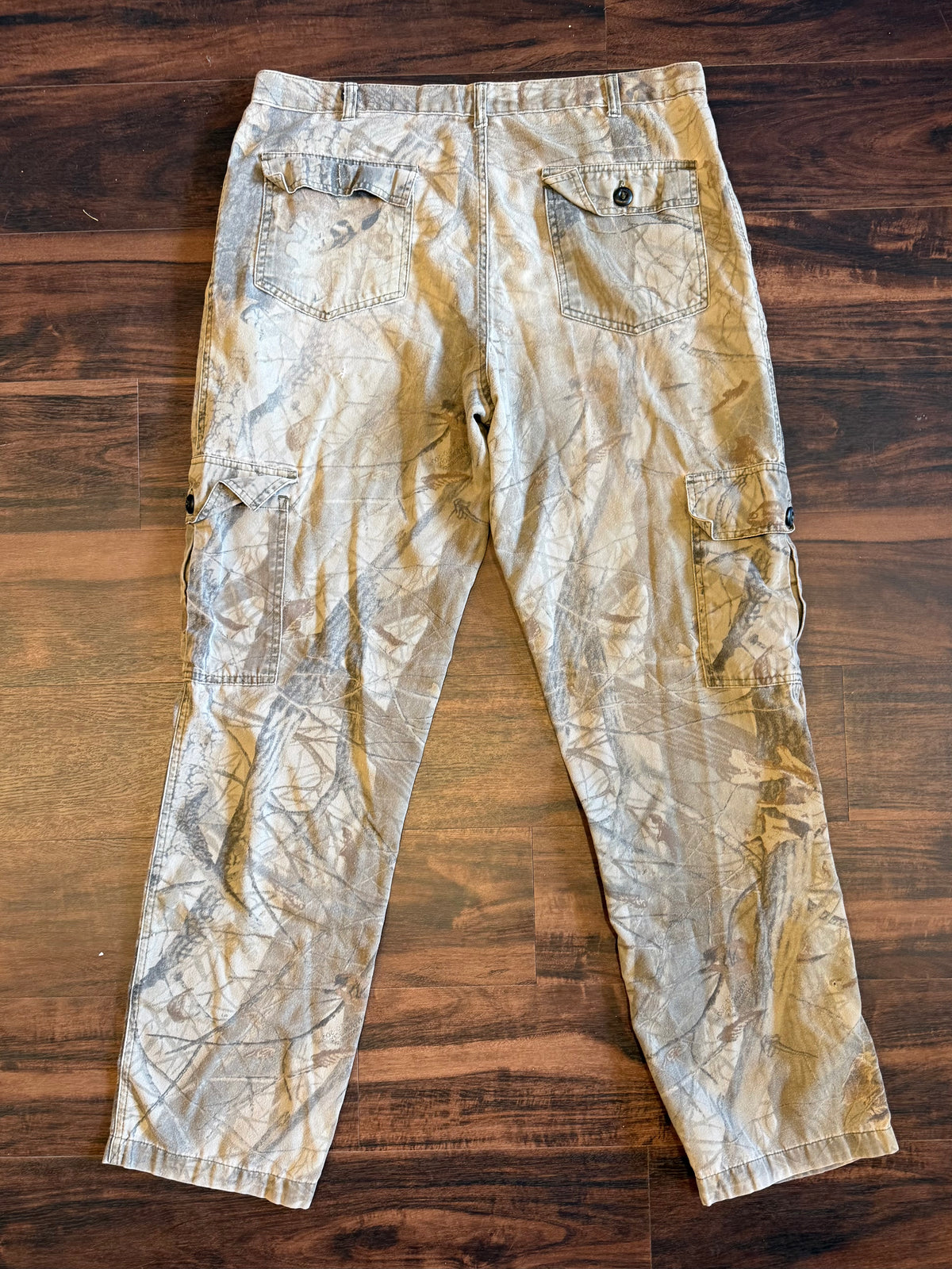 Vintage Whitewater Outdoors Faded Camo Cargo Pants- 36x33