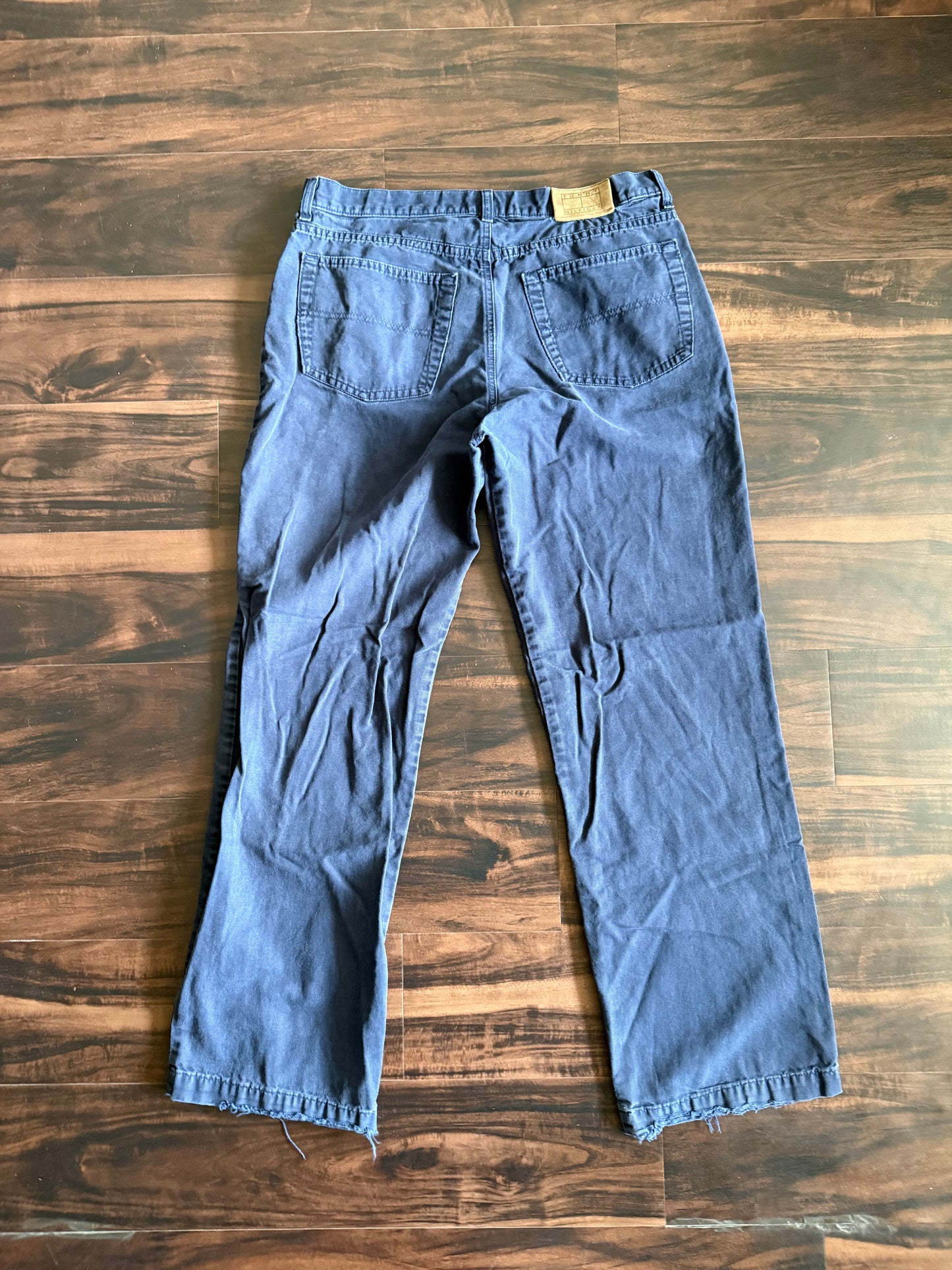 Vintage Tommy Hilfiger Blue Cotton Canvas Pants- 34x32