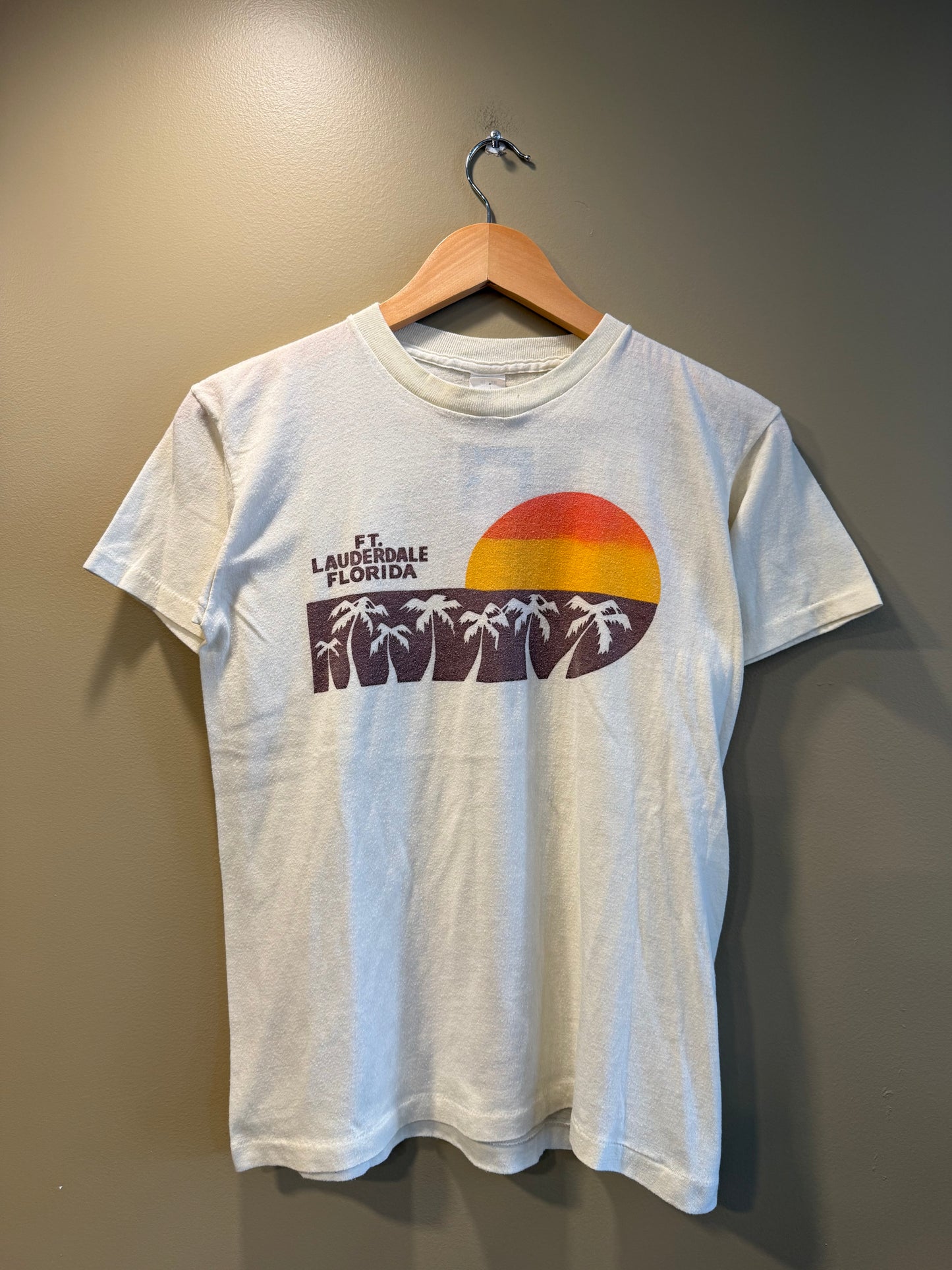 Vintage 70s Ft. Lauderdale Florida T-Shirt- S