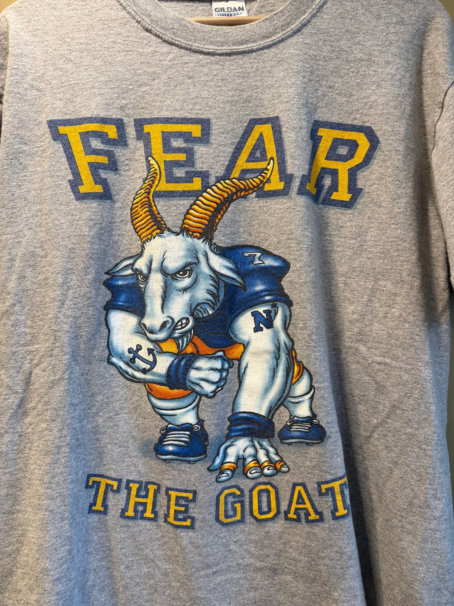 Vintage Navy Fear The Goat T-Shirt- L