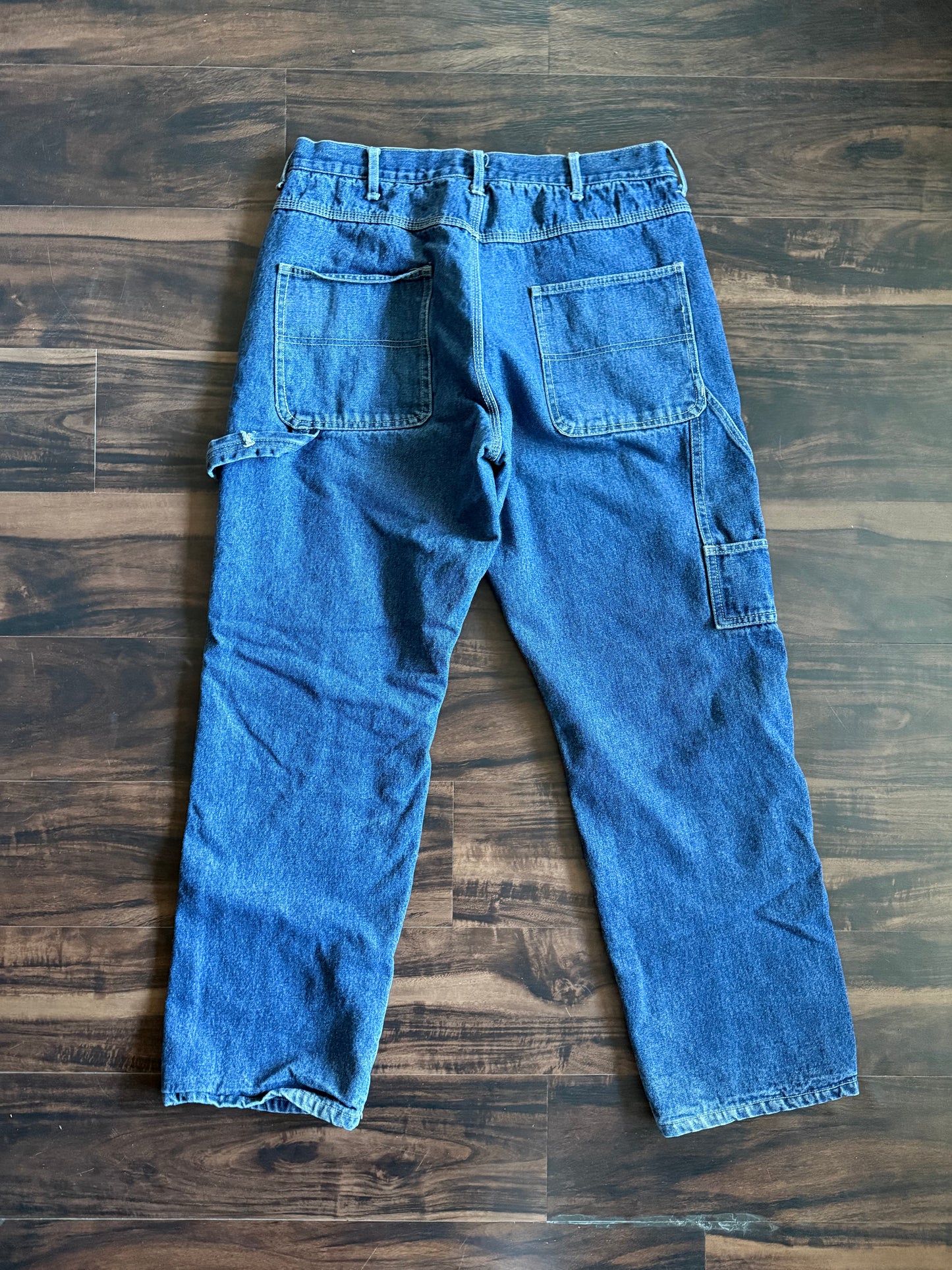 Vintage Canyon Creek Dark Wash Flannel Lined Denim Jeans- 32x31
