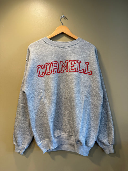 Vintage Cornell University Spell Out Crewneck Sweatshirt- L