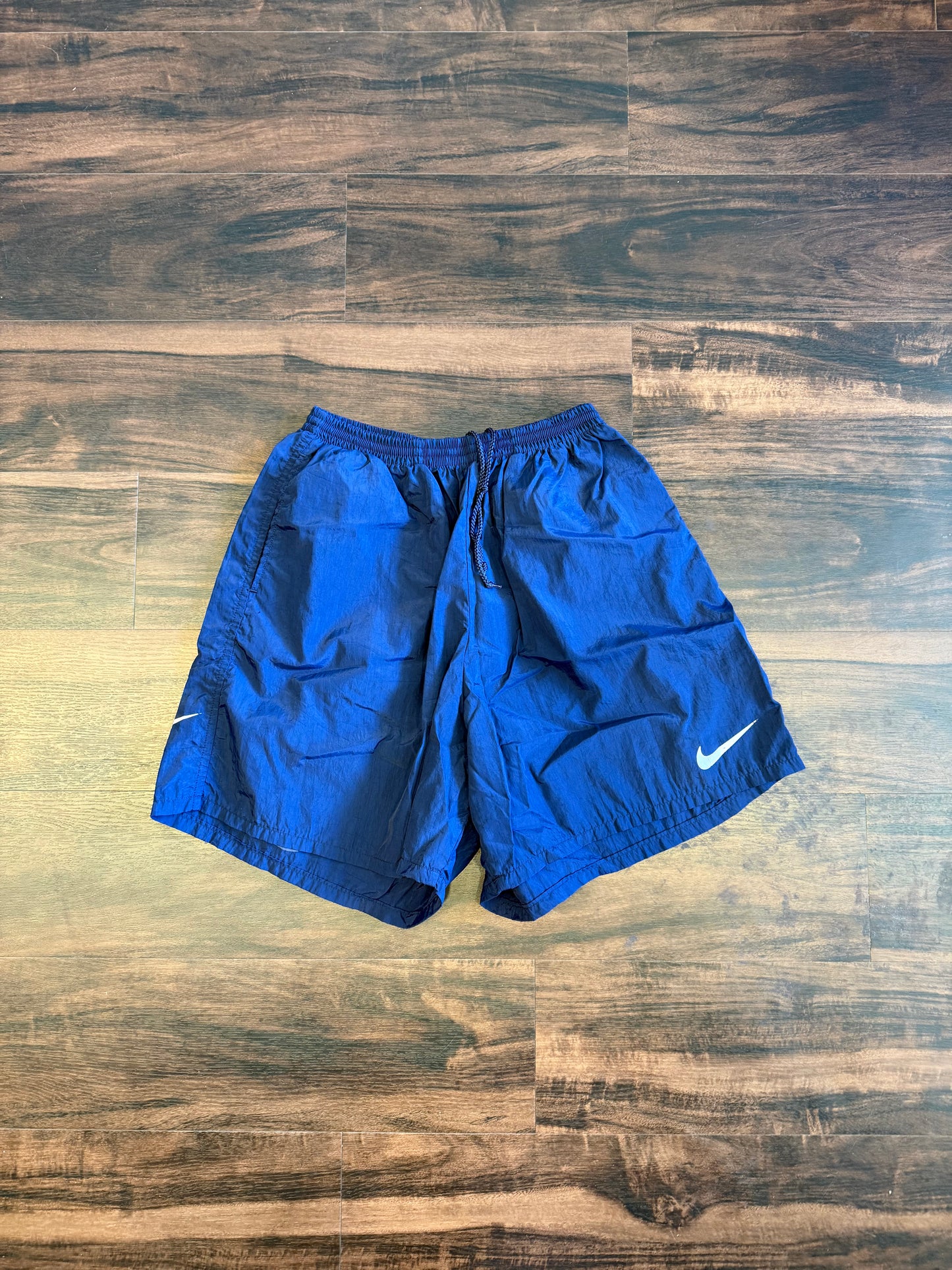 Vintage Nike Navy Blue Athletic Shorts- 26