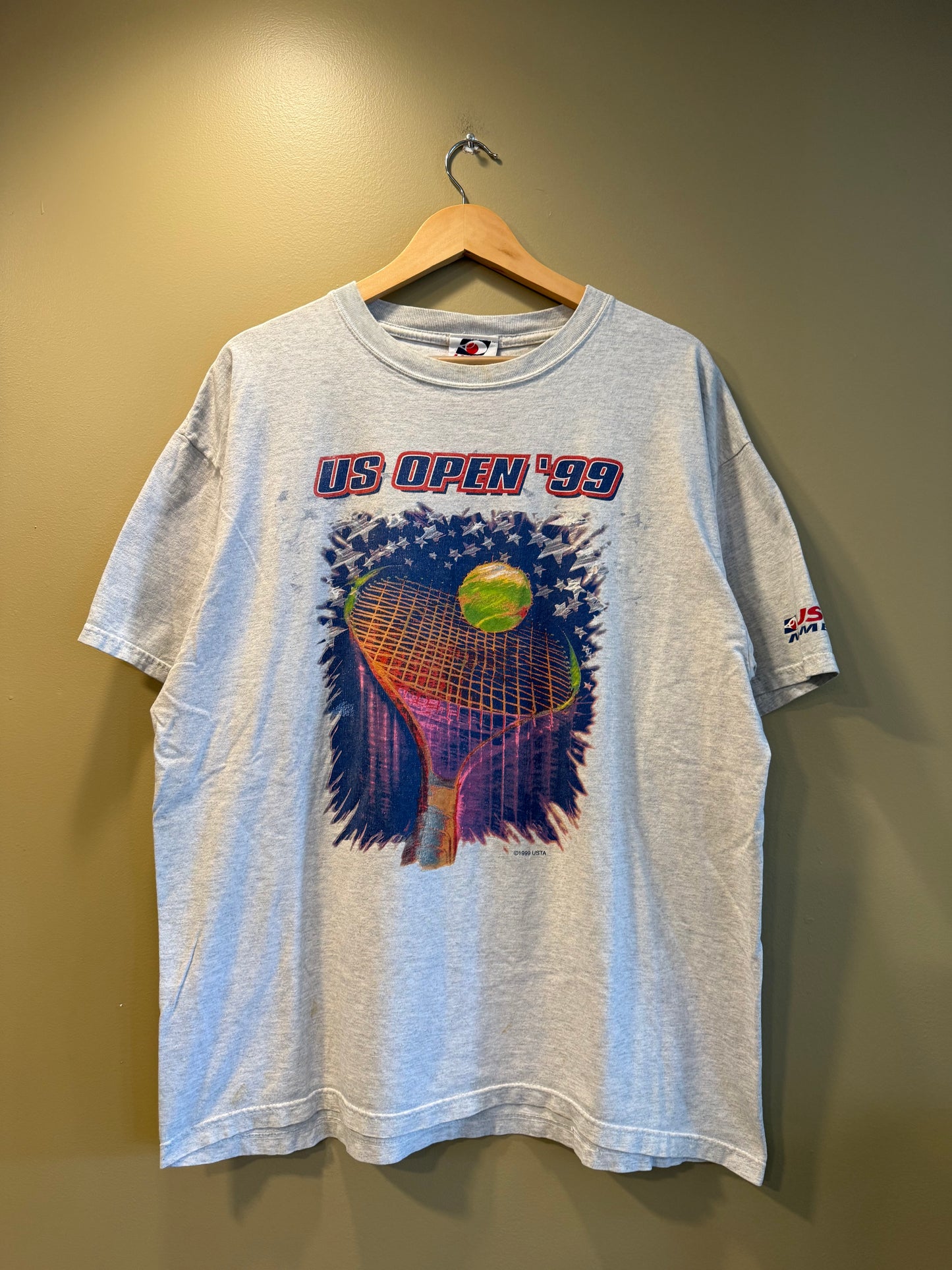 Vintage US Open ‘99 Tennis Art T-Shirt- XL
