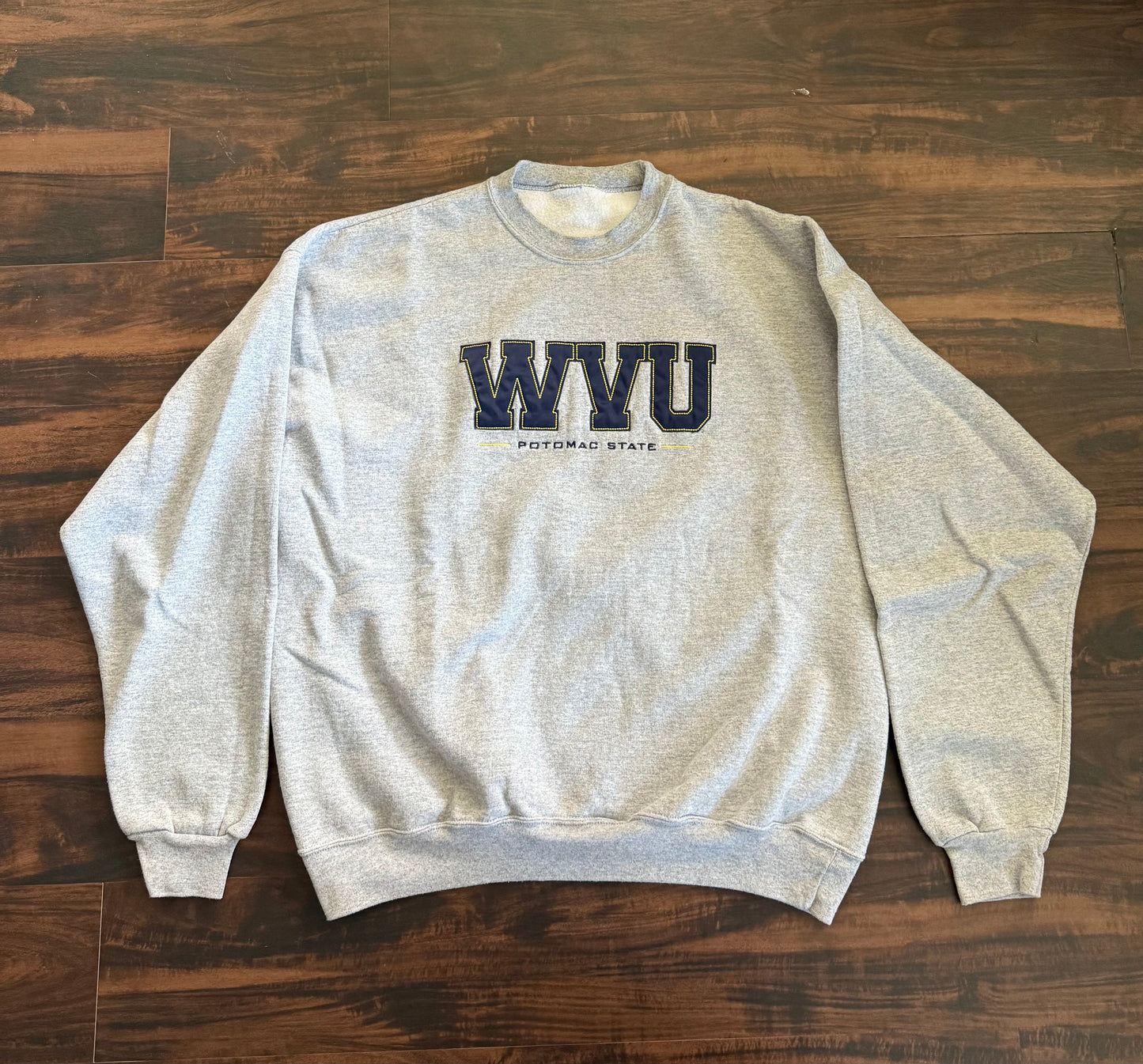 Vintage Champion West Virginia University Crewneck Sweatshirt- XL