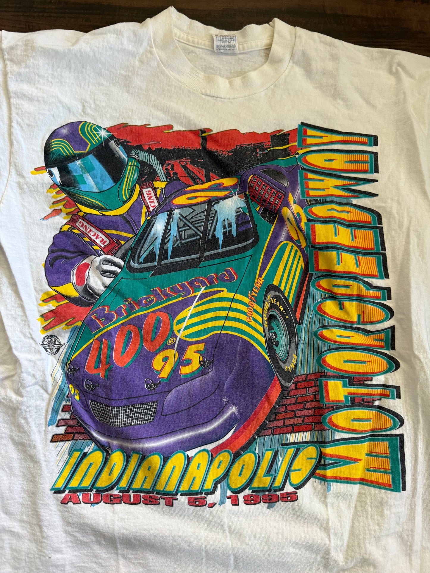 Vintage Brickyard 400 Racing T-Shirt- L
