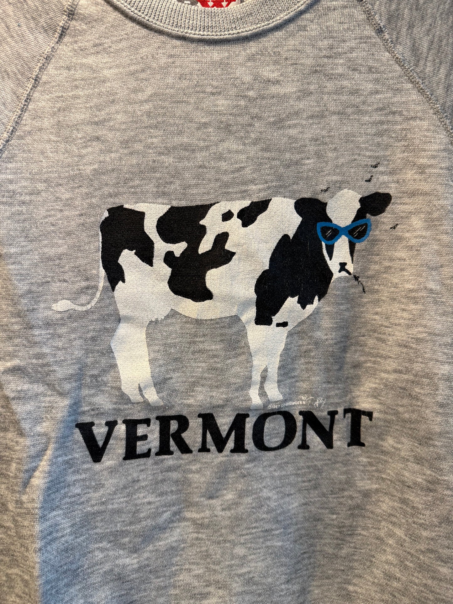 Vintage Vermont Cow Crewneck Sweatshirt- S/M