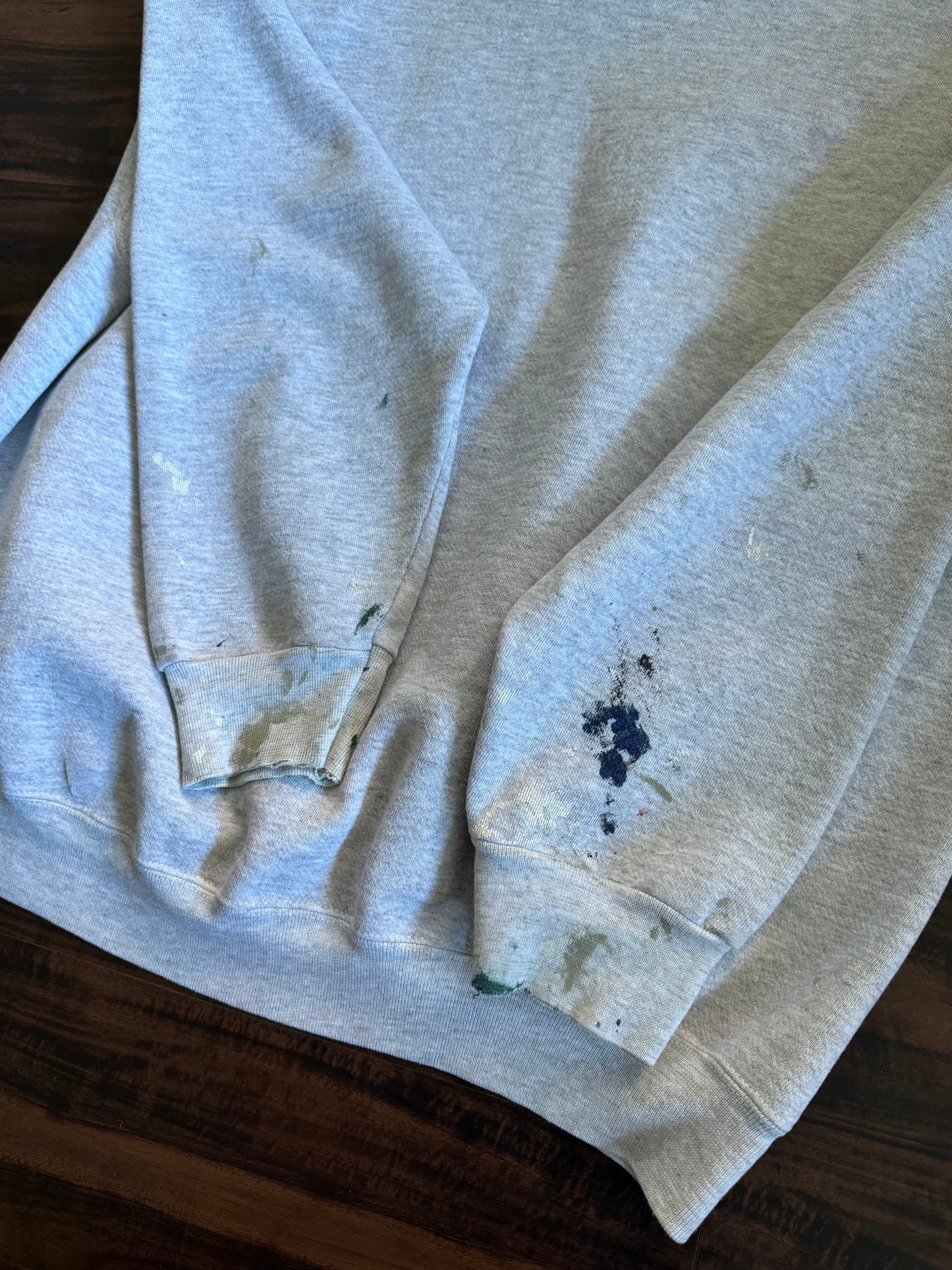Vintage Indianapolis Colts Distressed Paint Splattered Crewneck Sweatshirt- XXL