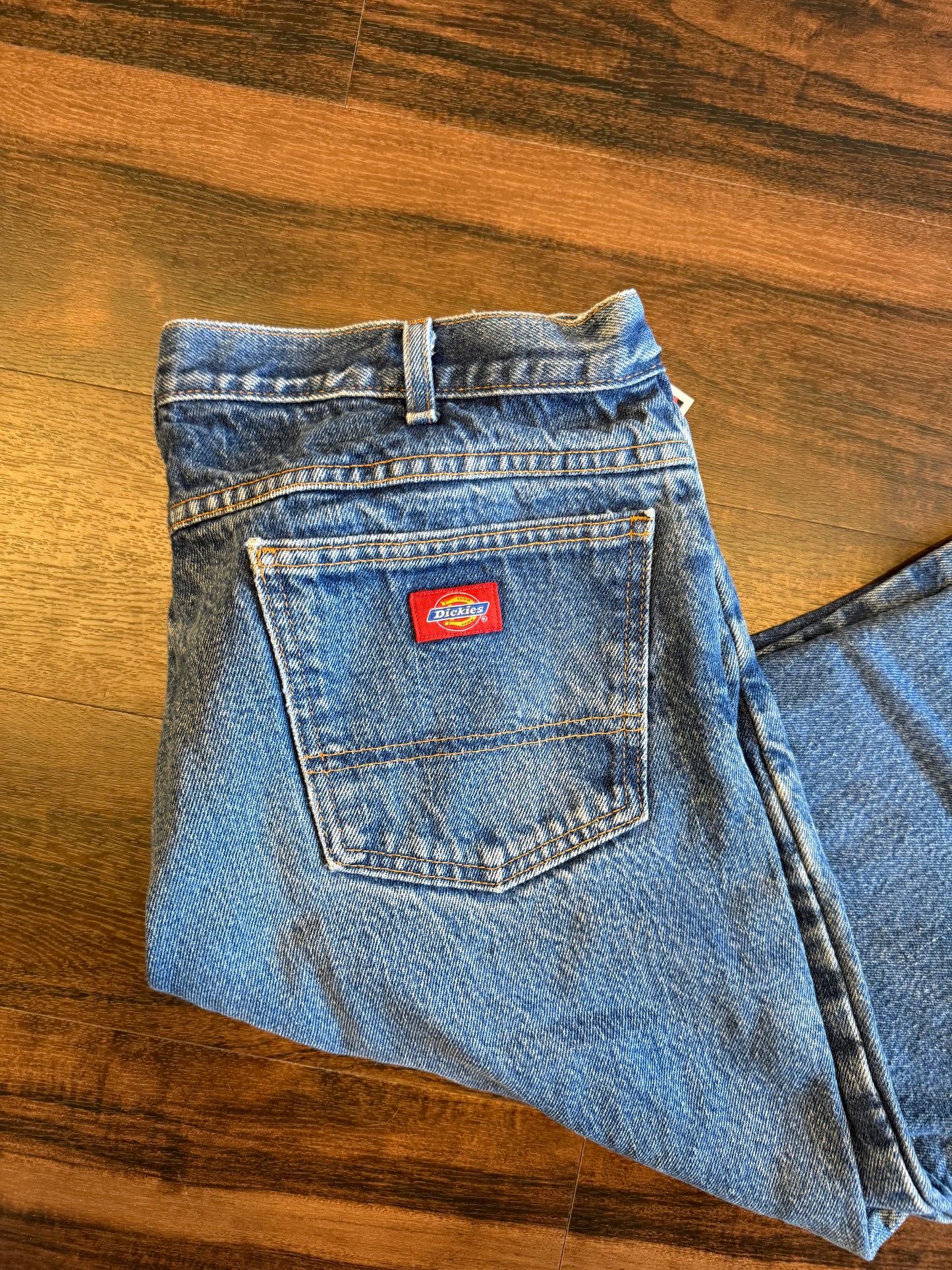 Vintage Dickies Light Wash Flannel Lined Jeans- 36x31