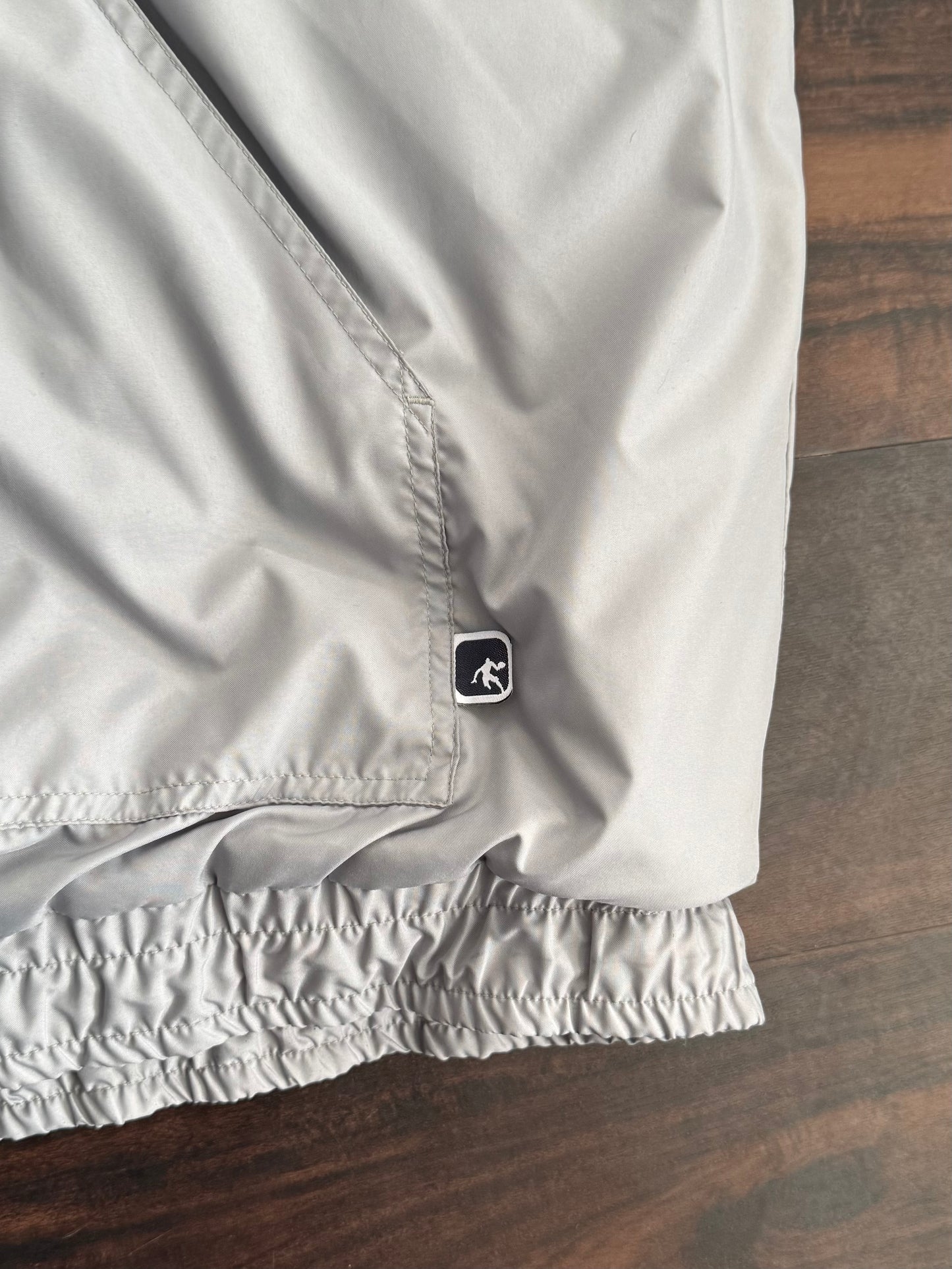 Vintage And 1 Gray Basketball Puffer Jacket- XXL