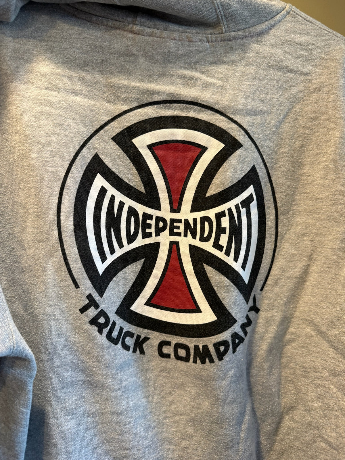 Vintage Y2K Independent x Dickies Iron Cross Logo Hoodie Sweatshirt - M