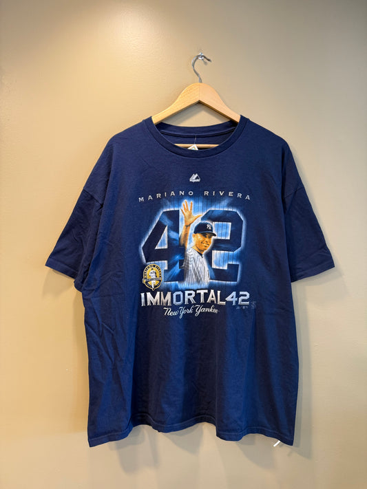 Vintage New York Yankees Mariano Rivera 42 T-Shirt- XXL
