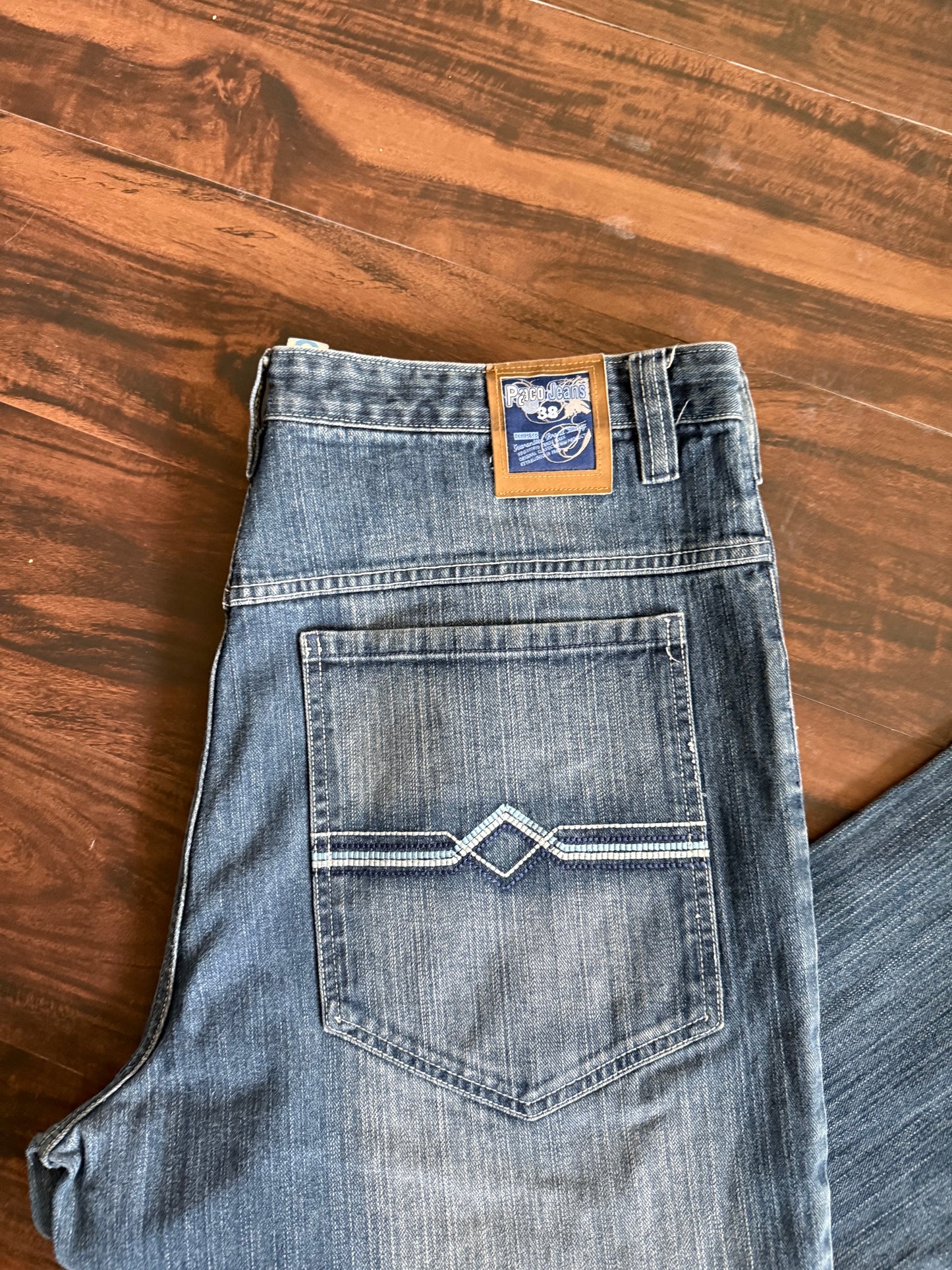 Vintage Y2K Paco Jeans Street Wear Denim Jeans- 38x32