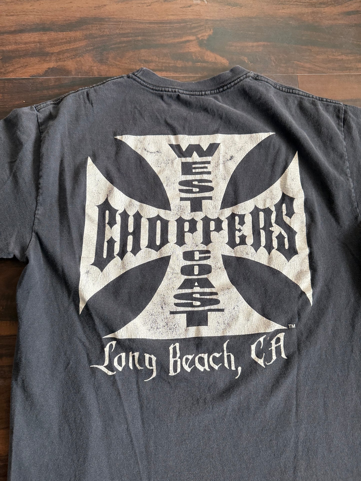 Vintage West Coast Choppers Black Emblem T-Shirt- L