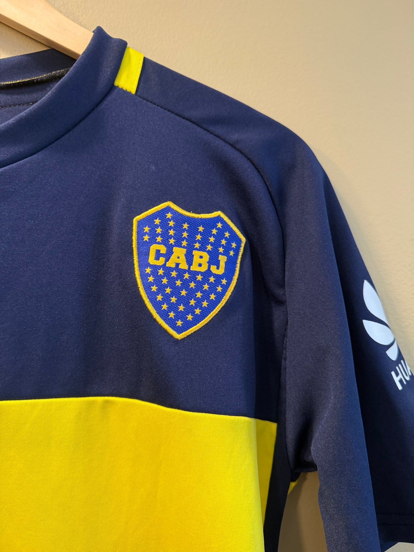 Vintage Boca Juniors Navy Blue Soccer Jersey- S/M