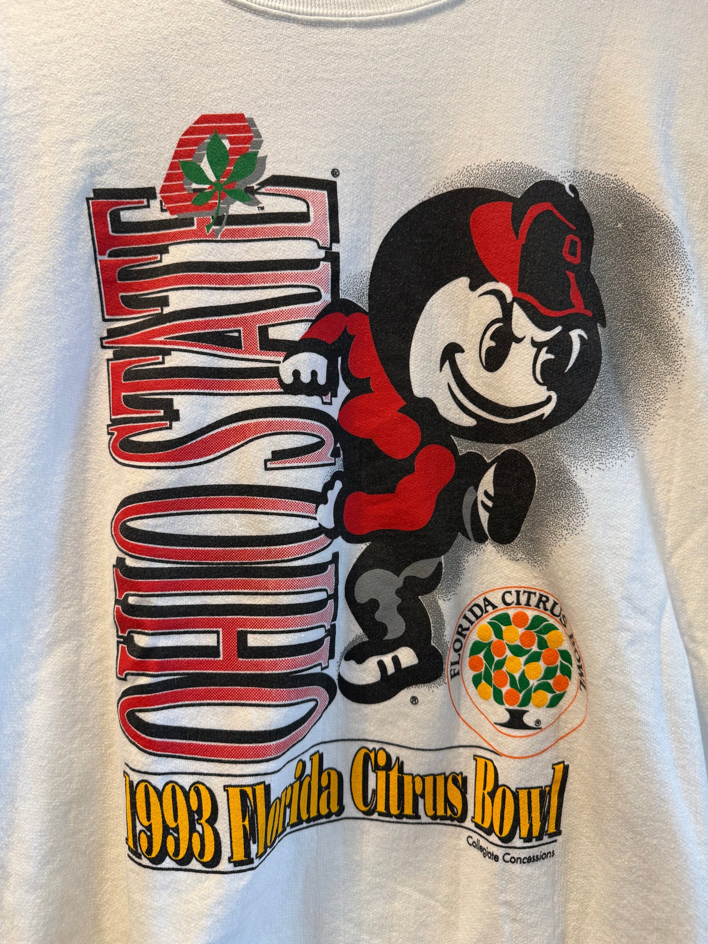 Vintage Ohio State University Brutus Buckeye Citrus Bowl Crewneck Sweatshirt- XL